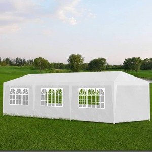 vidaXL Párty stan 3x9 m, biely