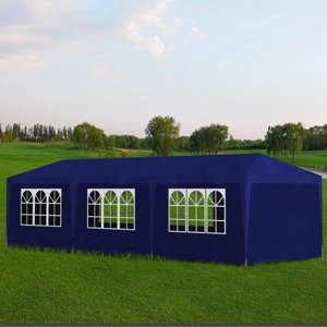 vidaXL Párty stan 3x9 m, modrý