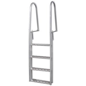 vidaXL Bazénové schodíky/rebrík k bazénu, 4-stupňový, 167 cm