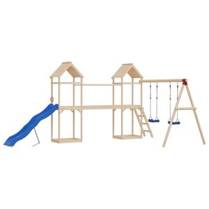 vidaXL Sedadlá na hojdačku s lanami 2 ks modré 37x15 cm polyetylén