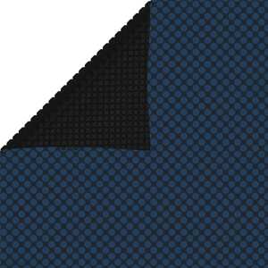 vidaXL Plávajúca solárna bazénová fólia z PE 600x300 cm čierna a modrá