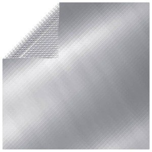 vidaXL Bazénová plachta strieborná 600x300 cm PE