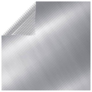 vidaXL Obdĺžniková bazénová plachta 800x500 cm, PE, strieborná