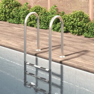 vidaXL Bazénový rebrík 54x38x158 cm 304 nehrdzavejúca oceľ