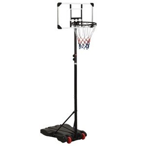 vidaXL Basketbalový stojan priehľadný 216-250 cm polykarbonát