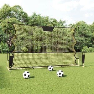 vidaXL Futbalová odrazová sieť čierno-žltá 183x85x120 cm polyester