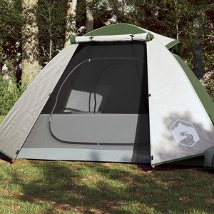 vidaXL Kempingový stan pre 2 osoby zelený 224x248x118 cm 185T taffeta