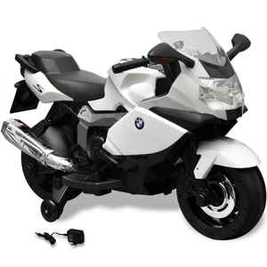 vidaXL Elektrická motorka pre deti, biela BMW 283 6 V
