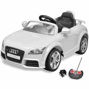 vidaXL Auto pre deti Audi TT RS s diaľkovým ovládaním biele