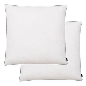 vidaXL Vankúše, 2 ks, náplň z páperia/peria, ťažké, 80 x 80 cm, biele
