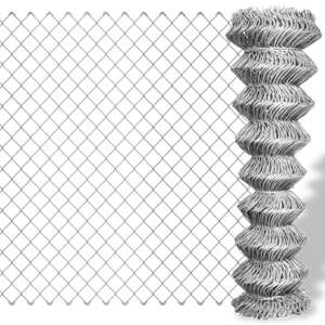 vidaXL Drôtené pletivo, pozinkovaná oceľ 15x0,8 m, strieborné