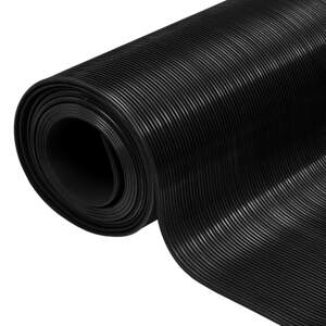 vidaXL Podlahová podložka protišmyková guma 1,5x4 m 3 mm jemné pásy