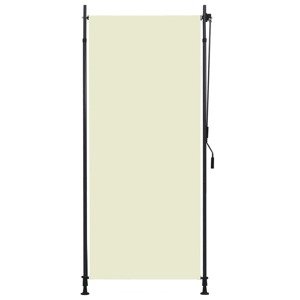 vidaXL Vonkajšia zatemňovacia roleta krémová 100x270 cm