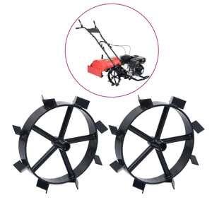 vidaXL Kovové kolesá pre 6,5 HP benzínový kultivátor 2 ks