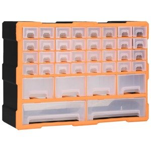 vidaXL Organizér so 38 zásuvkami 52x16x37,5 cm