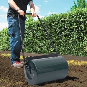 vidaXL Valec na trávu zeleno-čierny 63 cm 50 l
