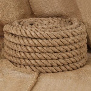 vidaXL Jutové lano 25 m dlhé 36 mm hrubé