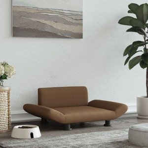 vidaXL Pelech pre psa hnedý 70x45x28 cm látka