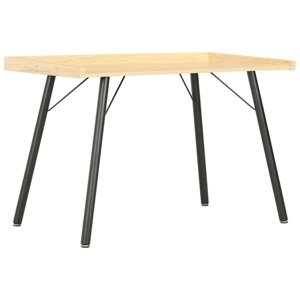 vidaXL Stôl dubová farba 90x50x79 cm