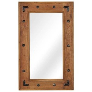 vidaXL Zrkadlo z masívneho akáciového dreva 50x80 cm