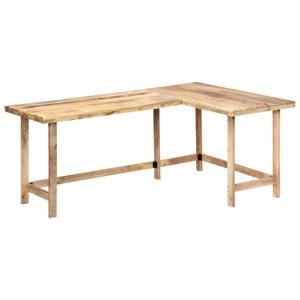 vidaXL Písací stôl 180x120x76 cm, mangový masív