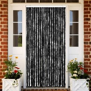 vidaXL Záves proti hmyzu, antracitový 90x220 cm, ženilka