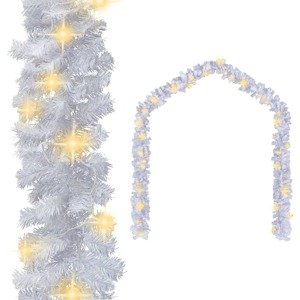 vidaXL Vianočná girlanda s LED svetielkami 20 m, biela