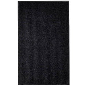 vidaXL Rohož pred dvere, čierna 117x220 cm, PVC