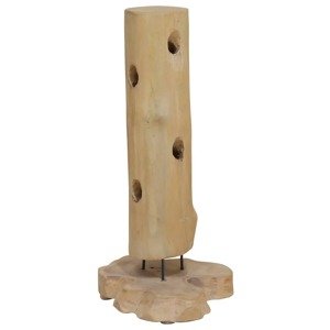vidaXL Stojan na víno pre 8 fliaš 40x30x80 cm tíkový masív