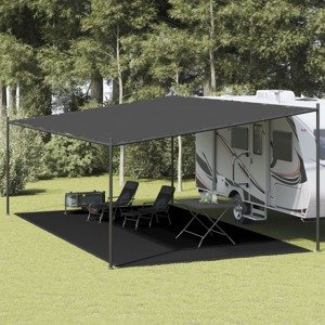 vidaXL Koberec do stanu 400x800 cm čierny HDPE