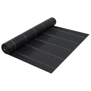 vidaXL Tkanina proti burine PP 1x100 m čierna