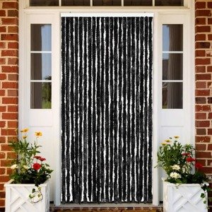vidaXL Záves proti hmyzu, antracitový 90x200 cm, ženilka