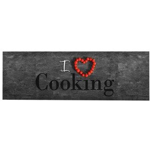 vidaXL Kuchynský koberec prateľný dizajn Cooking 60x300 cm