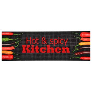 vidaXL Kuchynský koberec prateľný dizajn Hot & Spicy 60x300 cm