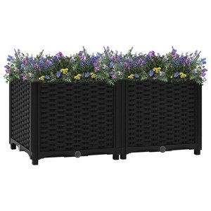 vidaXL Vyvýšený záhon 80x40x38 cm polypropylén