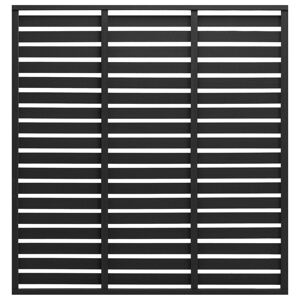 vidaXL Plotový panel, WPC 180x180 cm, čierny
