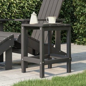 vidaXL Záhradný stôl Adirondack antracitový 38x38x46 cm HDPE