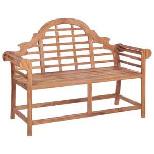vidaXL Záhradná lavička 127x58,5x92,5 cm teakový masív