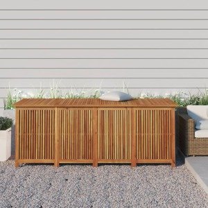 vidaXL Záhradný úložný box 200x80x75 cm masívne akáciové drevo