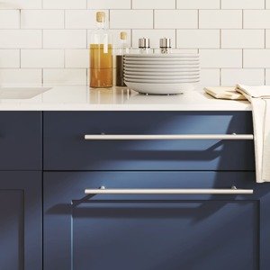 vidaXL Rukoväte na skrinku 20 ks strieborné 320 mm nehrdzavejúca oceľ