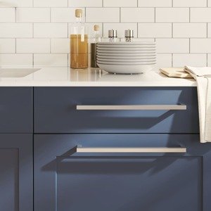 vidaXL Rukoväte na skrinku 20 ks strieborné 320 mm nehrdzavejúca oceľ