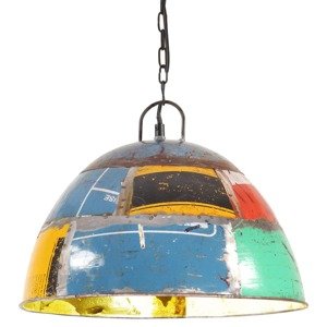 vidaXL Industriálna vintage závesná lampa 25 W, farebná 41 cm E27