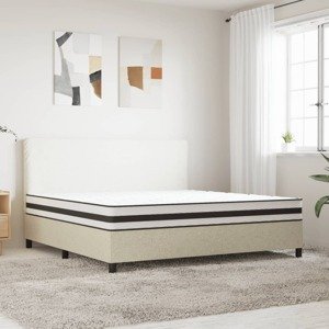 vidaXL Bonnell pružinový matrac stredne tvrdý 200x200 cm King Size