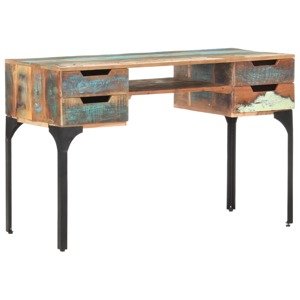 vidaXL Stôl 118x48x75 cm recyklovaný masív