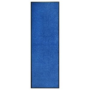 vidaXL Rohožka, prateľná, modrá 60x180 cm