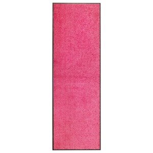 vidaXL Rohožka, prateľná, ružová 60x180 cm
