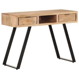 vidaXL Stolík 107x45x79 cm akáciový masív s prirodzenými hranami