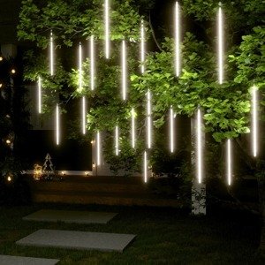 vidaXL Svetlá meteor 20ks 50cm studené biele 720LED vnútorné vonkajšie