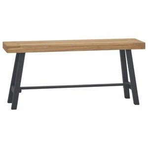 vidaXL Lavica 110 cm masívne tíkové drevo