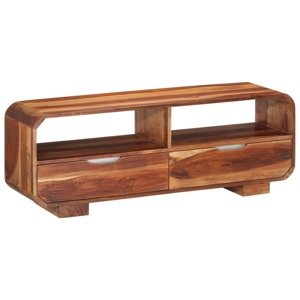 vidaXL TV skrinka 110x30x40 cm, akáciový masív